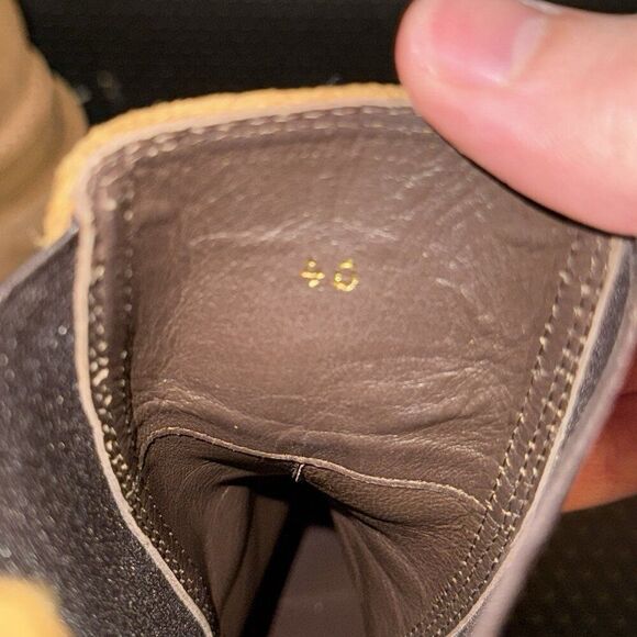 Frame La Canon Platform Brown Tan Chelsea Boot Bootie Chamois Womens Size 8.5 40 - Picture 8 of 8